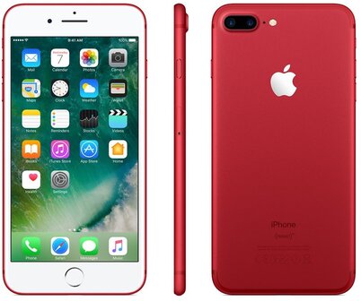 Apple iPhone 7 plus 128GB 5.5&quot; wifi+4g simlockvrij red edition + garantie