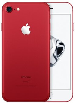 iPhone 7 128GB rood (4-core 2,4Ghz) (IOS 15+) 4,7&quot; (1334X750) simlockvrij + garantie