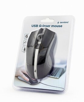 Opruiming Muis USB G-laser mouse (800-2400DPI)