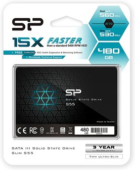 A-merk 480GB 2,5&quot; SSD (supersnelle harddisk) SATA