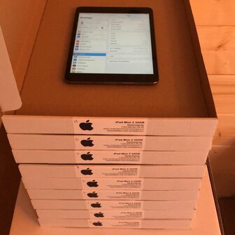 nieuwsbrief actie Apple iPad Mini 2 zwart 32GB 7,9&quot; WiFi (4G) + garantie