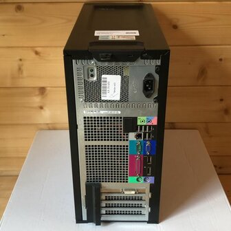 Dell optiplex 960 achterkant