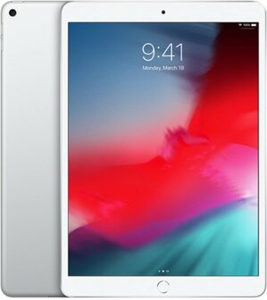 nieuwstaat Apple iPad Air 3 zilver 256GB WiFi (4G) + 12 maanden garantie