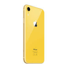 nieuwstaat Apple iPhone 10 XR 128GB geel + nieuwe accu 100% + 12 maanden garantie