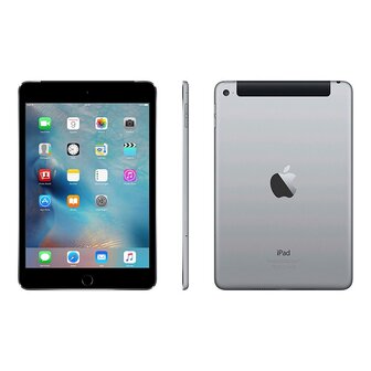 Magazijn opruiming Apple iPad 7.9&quot; mini 4 16/32/64/128GB wifi (4G) (OS 15+) + garantie