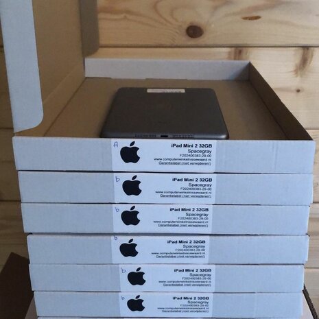 nieuwsbrief actie Apple iPad Mini 2 zwart 32GB 7,9" WiFi (4G) + garantie