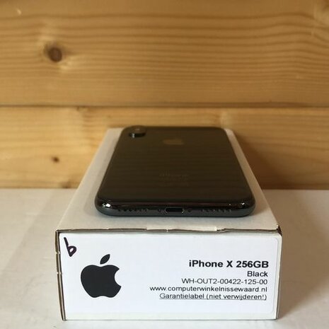 iPhone x 256gb zwart