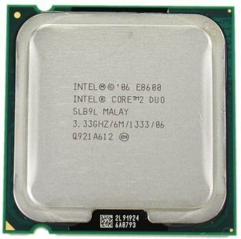 nieuwstaat Intel Core 2 duo E8600 3.33Ghz 6MB 1333Mhz FSB socket 775 + 12 maanden garantie