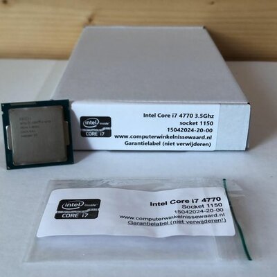 Intel processor i7 4770K 8MB 3.5Ghz socket 1150