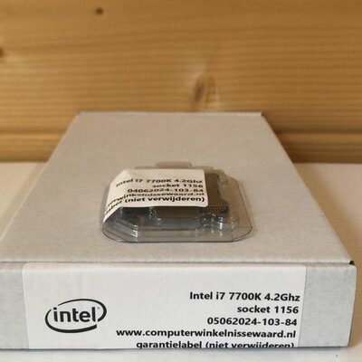 Intel processor i7 7700K 4,2Ghz 8MB socket 1151 (95W)