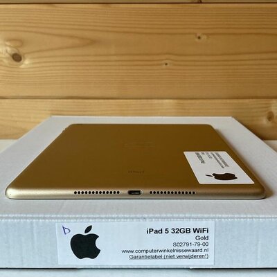 Apple iPad 5 32GB (9.7 inch) goud gold Wifi (4G) + garantie