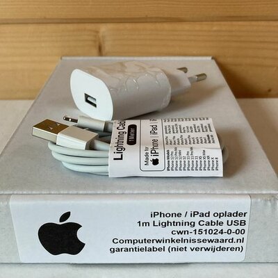 voordeelbundel (2+ prijs) iPhone/iPad oplader + sim pin