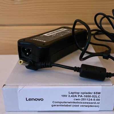 nieuwstaat Lenovo 65W laptop Adapter origineel PA-1650-52LC