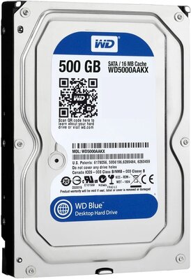 Western Digital 500GB SATA PC harddisk 3.5 inch + garantie