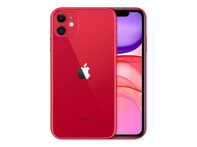 nieuwstaat Apple iPhone 11 64GB rood 6.1" + nieuwe accu 100% + 12 maanden garantie