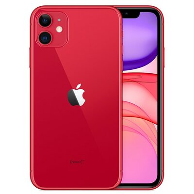 nieuwstaat Apple iPhone 11 256GB rood + nieuwe accu 100% + 12 maanden garantie