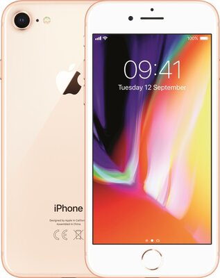 Apple iPhone 8 64GB (IOS 16+) simlockvrij gold + Garantie